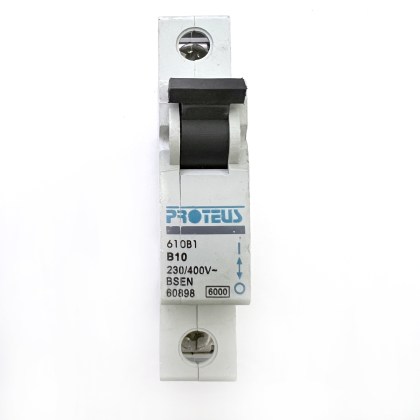 Proteus Geyer 610B1 B10 10A 10 Amp MCB Circuit Breaker Type B